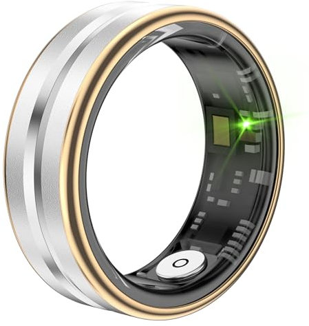 Anello intelligente Anelli di salute Controllo della fotocamera Monitor della frequenza cardiaca Anello di sonno Impermeabile Sport Ring Tracker Pedometro Contacalorie Anello intelligente Anello