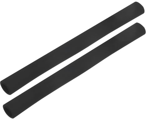 QUARKZMAN 2x495mm Rohrisolierung 35mm Isolierstärke 5mm Heizungsrohr | Schaumstoff, Durchmesser Verkleidung für Fitnessgeräte, Rohre, Handhaben (Schwarz)