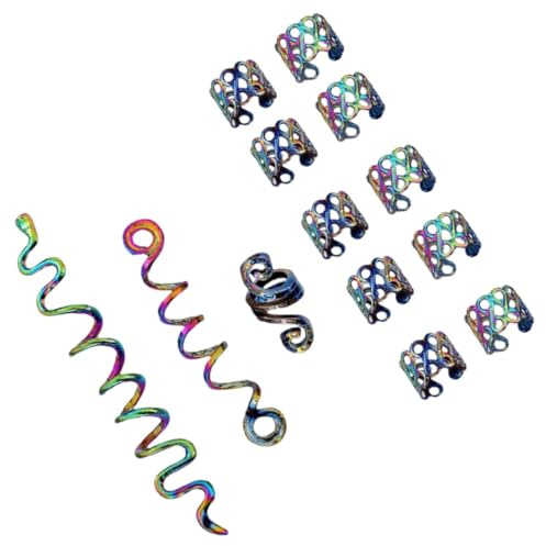 Ipetboom 1ensemble Braid Hair Accessoires De Coiffure Spirale Pour Tresses Et Dreadlocks Bijoux Capillaires Pour Festivals Et Occasions Spéciales