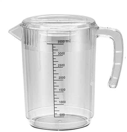 Jarra de agua transparente de 2500 ml, jarra de policarbonato con tapa, resistente al calor, con tapa coladora, recipientes herméticos para jugo de limonada helada para fiestas, agua, jarra de agua