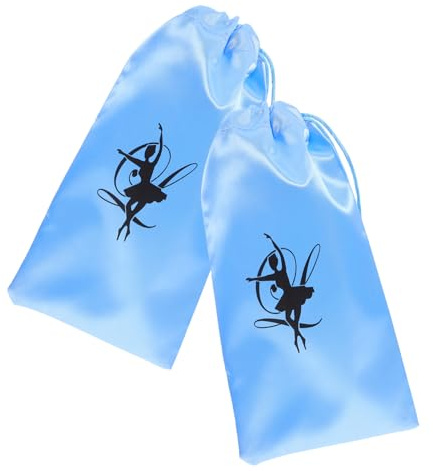 Hemobllo 1paar Tanzschuh Aufbewahrungstasche Für Damen Und Mädchen Satin Beutel Für Ballettschuhe Für Training Und Wettbewerbe Leicht Und Tragbar Großzügiger Design