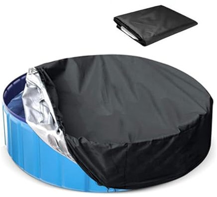 Copertura per Piscina Esterna, Coperture per Piscine Fuori Terra, Protezione Superiore per Vasca Rotonda, Copertura Impermeabile per Piscina Interrata(8ft)