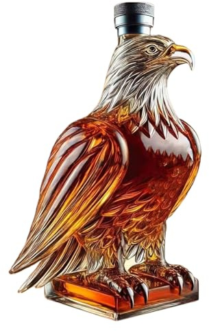 Eagle Decanter | Bottiglie di whisky in a forma di animale, contenitore per liquori da uomo, per collezionisti, uso domestico, festa del papà, degustazione di vini, addio al celibato e