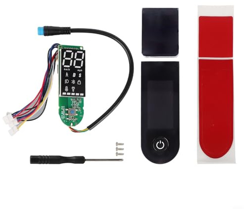 Tidevib For Xiaomi for Digital Dashboard Display Screen Circuit Board Control Panel With Cover, For M365 1S Pro Pro2 Mi3 Scooter,With Installation Tools