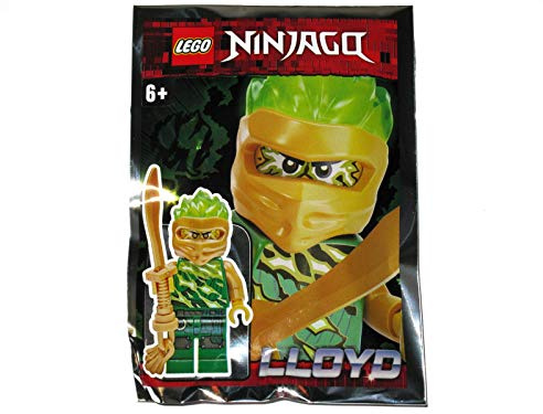 Lego Ninjago Lloyd FS Spinjitzu Slam Minifigure Foil Pack # 5 with Pearl Gold Sword - New for 2020
