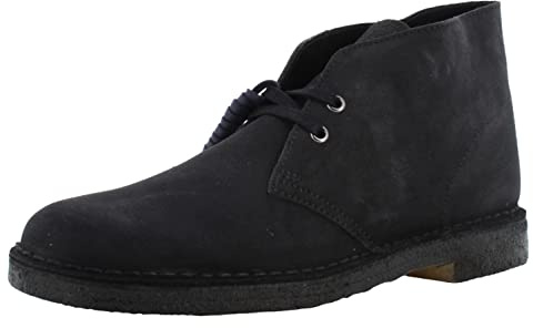 Clarks Desert Boot, Stivali da uomo, blu navy scamosciato, 40 EU