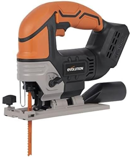 Evolution Power Tools R90JGS-Li Cordless Jigsaw and Extra 5 Blades Bundle