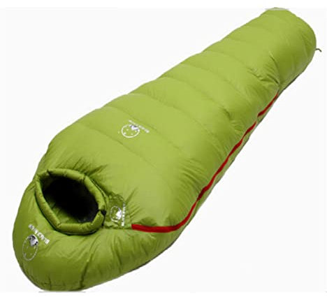 Hensftods Goosedow3 Winterschlafsack für Camping, weiche Gänsedaunen, ultraleicht, warme Nähte, Doppelschlafsack, 1300 g, Weiß