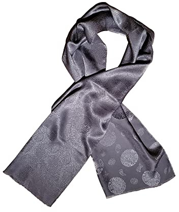 Posh Gear Herren Seiden Schal Satinecho aus 100% Seide