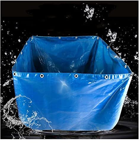 Fischteich, Aquarium-Poolteich, Teiche, Canvas-Aquarium mit Ösen, Faltbarer Notwasserspeicher, tragbarer Koi-Teich, großes Aquakulturbecken, für Notwasserversorgung und Trockenheit