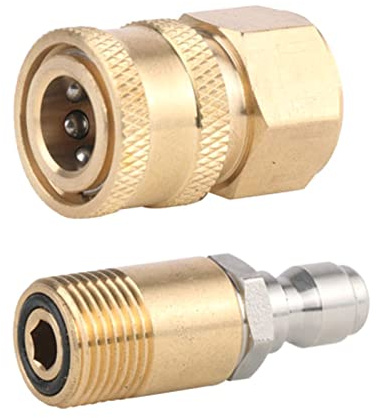 1/4 Zoll Quick Connect M18x1,5 Düse Hochdruckreiniger Adapter für Autowäsche Rostfrei Anti Washer Adapter Hochdruckreiniger Teile