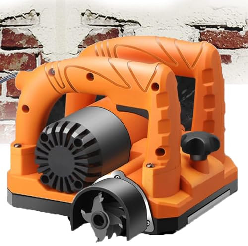 Electric Wall Planing Machine,5800w Electric Wall Planing Machine,Automatic Concrete Shovel Putty Wall Scraper Planner Dust-Free,for Granite,Stone,Marble,6800W