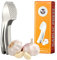 Kitchen Kraze © Premium Stainless Steel Garlic Press with Gift Box - Effortless Garlic Crusher for Cooking Lovers, Dishwasher Safe, Easy to Clean, No Peel Needed, Crushes Multiple Cloves.