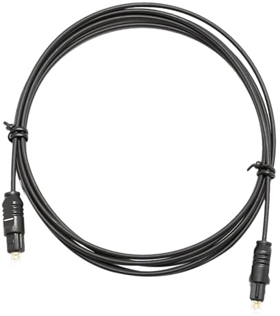Jubepk Cavo audio ottico per soundbar, cavo in fibra ottica | Cavo audio digitale Od2.2, cavo audio digitale in fibra ottica, 1,5 m, per home theater, soundbar e TV