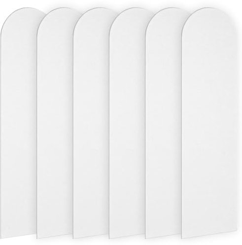 GDWD Wandpaneele Gepolstert, 6er Set 56x15cm Polsterpaneel, 3D Wandkissen Wandpolster Bettkopfteil Aufprallschutz, Selbstklebend Wandverkleidung für Kinderzimmer Schlafzimmer Wohnzimmer (Perlweiß)