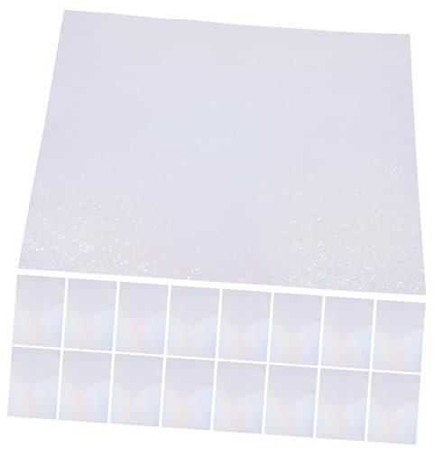 FUNOMOCYA 10blätter Holografische Selbstklebende Mit Bunten Holografischen Mustern Für -dekoration Scrapbooking Aufkleber Und Für Laptops Und Fenster
