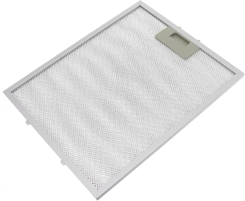 Ersatzfilter für Dunstabzugshaube, 310 x 250 x 9 mm, Aluminium-Fettfilter, Ersatzfilter, Metallfettfilter für Dunstabzugshauben, 2 Stück