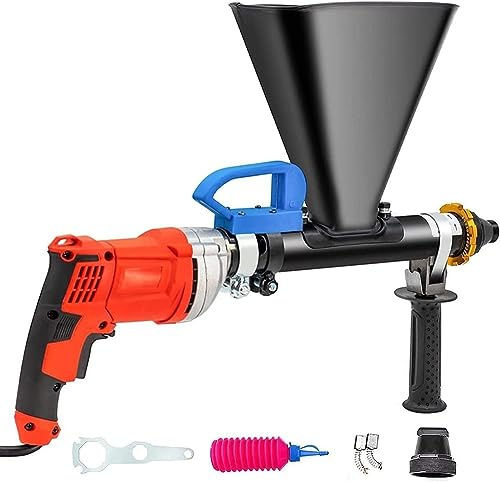 EORNYHQMY Cement Caulking Gun,Portable Filling Grouting Machine,Efficient,Replaceable Nozzles,for Leak Repair