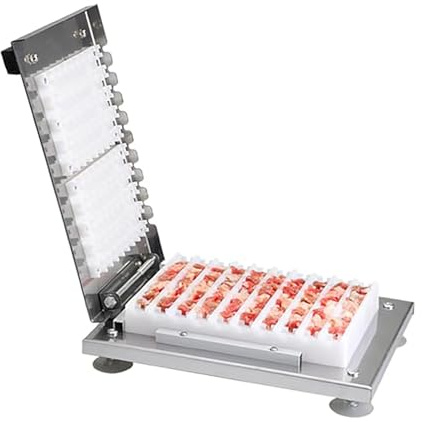 Machine à kebab – Outil manuel en acier inoxydable pour brochettes de viande et de fruits – Convient aux brochettes en bambou/fer jusqu'à 35 cm