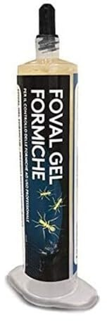 Gel Insetticida Antiformiche 35g - Siringa Esca Attrattiva per Interni ed Esterni - Anti formiche Azione Ritardata - Elimina Regina e Formicaio - Barriera per Insetti