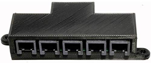TAMS Elektronik XL-Verteiler RJ12 6-polig montiert 73-80496-01-C, Schwarz