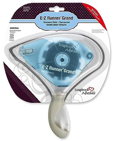 Scrapbook Adhesives EZ RUNNER GRAND PERM/BLUE, Clear