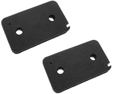vhbw 2x Schaumfilter kompatibel mit Miele T8860WP | T8861WP, T8856WP, T8857WP, T8168WP, T8855WP, T8870WP, T8866WP, T8867WP Wäschetrockner