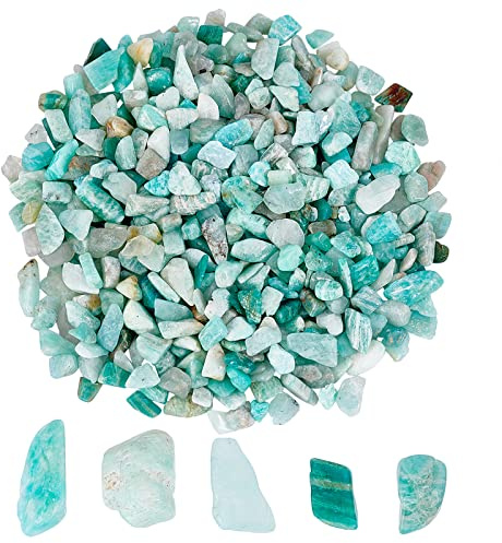 SUNNYCLUE 1 Schachtel 100 g Amazonit Chip Perlen Blau Unregelmäßig Edelsteine Heilkristall Kyanit Steine Charm Rock Perle Für Schmuckherstellung Basteln Chakra Dekor Armband Halskette Zubehör Zubehör