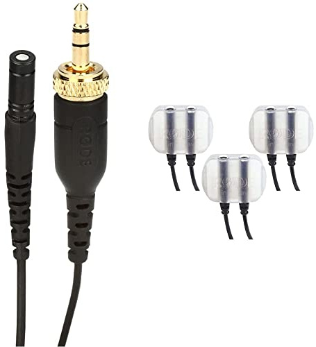 RØDE RØDElink LAV - Micrófono omnidireccional & INVISILAV3 - Cortavientos para micrófonos de Solapa (3 Unidades)