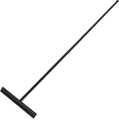 Floor Squeegee, 48in Long Handle Silicone Head Floor Squeegee Scrubber, Household Floor Wiper Squeegee Broom for Floor for Bathroom, Kitchen, Garage, Deck, Shower Glass Cleaning