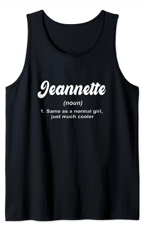 Jeannette Nom Définition Personnalisé Nom Jeannette Débardeur