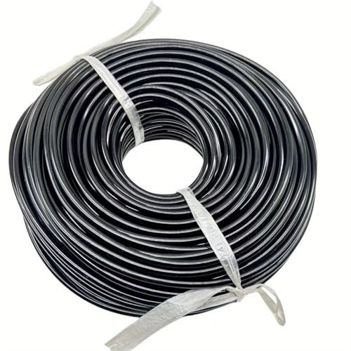 Manguera de goteo de riego en blanco de 50 pies, línea de goteo de 1/4 pulgadas (GZ3)