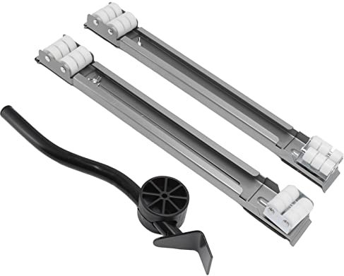 Greensen Waschmaschinen Untergestell Mobilbasis mit 24 Rollen für Waschmaschinen, Kühlschränke, Schränke, Bewegung in alle Richtungen 300KG Tragkraft (Silver)