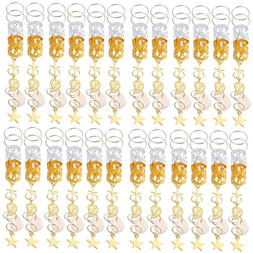 FRCOLOR 560 Stück Dreadlock Haarring Dreadlock Perlen Haarperlen Armbänder Perlen Schmuck Flechtzubehör Haarschmuck Zöpfe Zubehör Zopf Haaranhänger Aluminiumlegierung