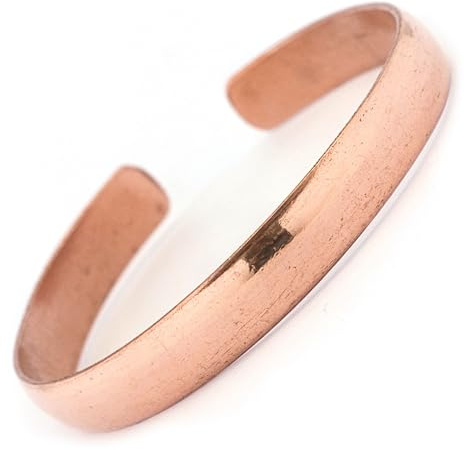 Generico Bracelet en cuivre pur, réglable, unisexe, style hippie bohème, fait à la main au Népal, taille unique, cuivre, pas une pierre précieuse