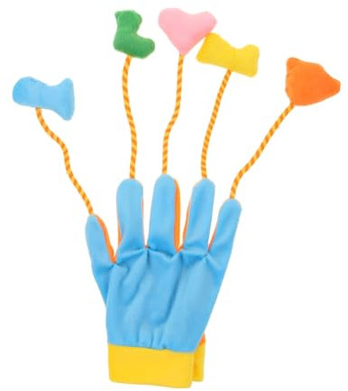 SEWOART Cat Teaser Handschuh Mit Interaktiven Spielzeugen Plüsch-Katzen-Spielzeug Für Aktives Und Training Für Zuhause Und Tiergeschäfte Und Langlebig