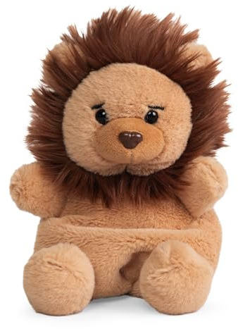 Little Living Nature Snugglies Löwe Plüschtier – Safari Stofftier Kollektion für Kinder, Kuscheliges Tier Spielzeug