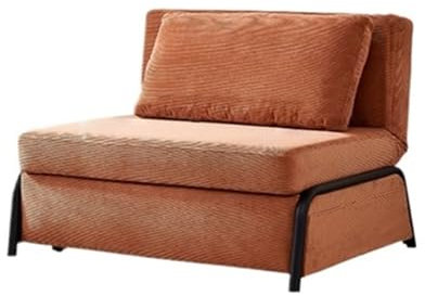 Klappbares Schlafsofa aus Cord mit verstellbarer Rückenlehne, multifunktional, ausziehbar, Couch und Loveseat Chaiselongue