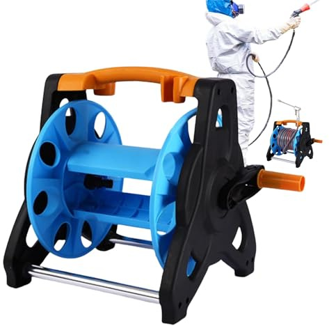 Rullo per tubo 'acqua, carrello avvolgitubo | Heavy Duty Tube Management Roller | di lavaggio auto mobile per cortile, terrazza, cortile, fattoria