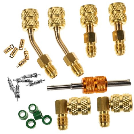 Cabilock Mini-split-adapter-kit Mit Ventileinsatzentferner Und Schraubenschlüssel Set Für Klimaanlagen-wartung Und Kältetechnik-systeme