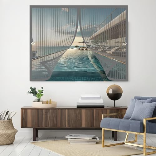 Moustiquaire Fenetre 58 x 74 cm, Sans Perçage, Puissants Aimants, Anti Mouche Anti Insecte, Rideau Anti-Mouches pour Tous Les Types de Portes et Fenêtres, Gris
