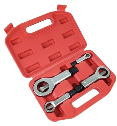 Outil de brise-boulons multifonction en acier traité thermiquement - Design délicat - Anti-corrosion - Pour les amateurs de mécaniciens et d'artisanat - Séparateur de noix rouillées