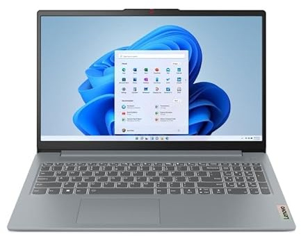 Lenovo IdeaPad Slim 3 Gen 8 – Ordenador Portátil 15.6 FHD (Intel Core i5-13420H, 16 GB RAM, 512 GB SSD, Intel UHD Graphics, Wi-Fi 6, Win 11 Home, Office Trial) Teclado QWERTY Español - Gris Ártico