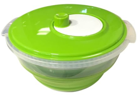 Salladsslunga portabel hopfällbar manuell och dehydrator | Salladsslunga och are för bladgrönsaker, bär, vindruvor, frukt, grönsaker, mat, köksförvaring, tvätt, rengöring