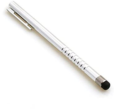 System-S Stylus touch pen capacitive screen input pen in silver metallic look