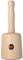 Cut360 mazo de escultor | cónico | 110 mm | longitud: 260 mm | peso: 818 g | torneado de una pieza de carpe | mazo de madera para trabajos de talla