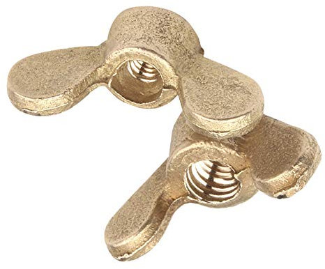 Xiedeai Écrou à Oreilles Fixations - M4 M5 M6 M8 M8 M10 M12 M14 M16 M20 Laiton Écrou Papillon Capuchon de Boulon Vis à Main Matériel