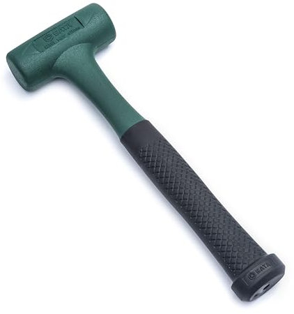 SATA ST92901SC Marteau à percussion morte 260 mm avec tête de 35 mm/400 g, tête en caoutchouc souple absorbant les chocs