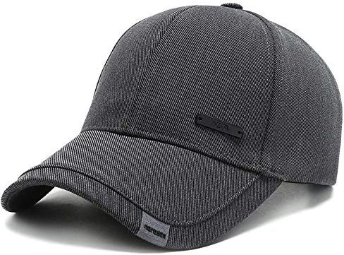 Herren Kappe Hut Herren Baumwolle Baseballmützen Homme Dad Hüte Für Männer Hochwertige Baseballmützen Trucker Caps-Dark_Grey_Adjustable
