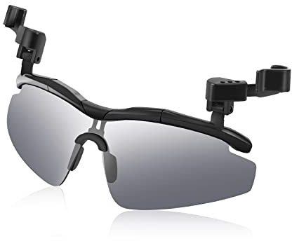 DEECOZY Outdoor Polarized Sunglasses, Fishing Cycling Traveling Flip Cover UV Protection Sunglasses That Can Be Clipped on the Hat Cap